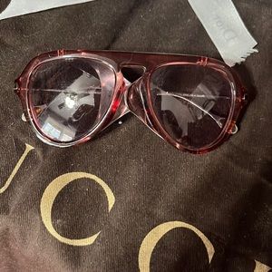 Pink Gucci sunglasses
